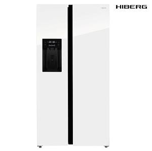 Холодильник HIBERG RFS-650DX NFGW Inverter RU, белый